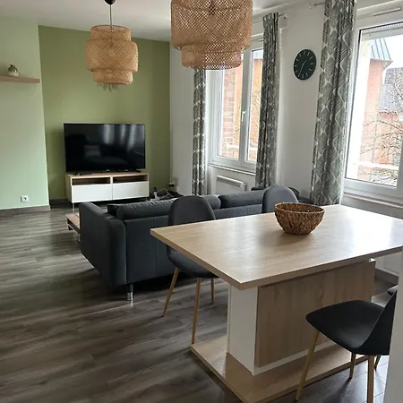 Duplex Lumineux 60m2 Dunkerque Centre, 2 Min Port *